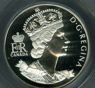 2002 Canada Jubile Silver 50 Cents Pcgs Pr69 Ultra Heavy Cameo Finest Spotting photo