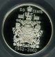 2002 Canada Jubile Silver 50 Cents Pcgs Pr69 Ultra Heavy Cameo Finest Spotting Coins: Canada photo 2