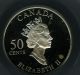 2002 Canada N.  S.  Silver 50 Cents Pcgs Pr69 Ultra Heavy Cameo Finest Spotting Coins: Canada photo 2