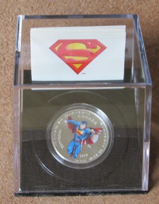 2013 Canada Modern Day Superman 1/2 Oz $15 Fine Silver Coin photo