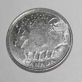2002 Canada Quarter 25 Cents - 1952 - 2002 Maple Leaf 50th Anniversary C25 - 035 photo