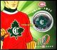 Canada 1909 Canadiens 2009 Habs Emerald Jersey 50 Cent Colorized Coin Unc Coins: Canada photo 1