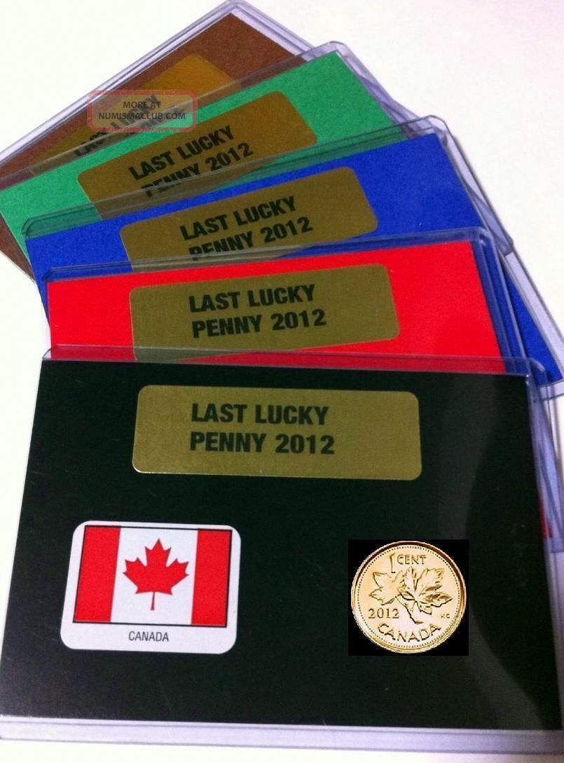 2012 Bu Penny - Last Lucky Penny Coins: Canada photo