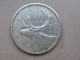 1958 Circulated Canadian Quarter (25c Silver Coin).  1201 Coins: Canada photo 1