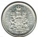 1966 Canada Queen Elizabeth Silver Half Dollar.  800 Fine Coat - Of - Arms Unc Coins: Canada photo 1