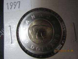 Canada 1997 Uncirculated Specimen $2 (toonies) Low Mintage photo