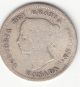 . 925 Silver 1886 Small 6 Victoria 5 Cent Piece G - Vg Coins: Canada photo 1