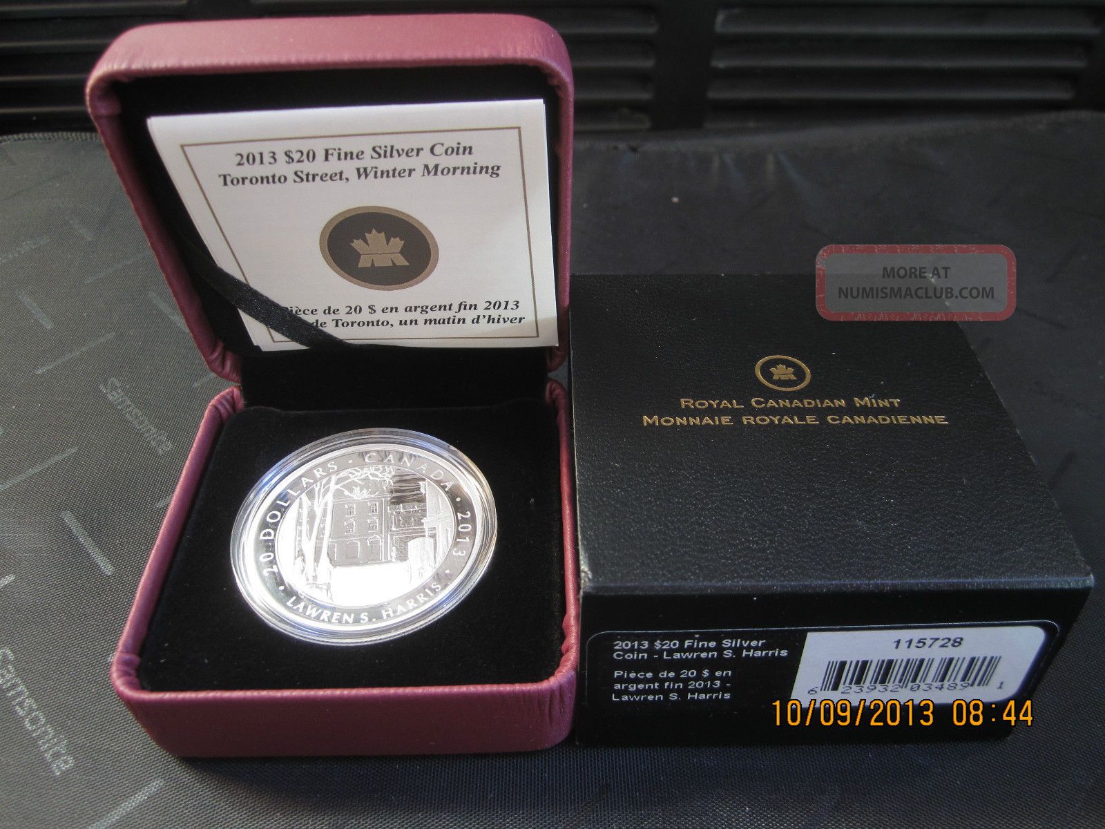 1 Oz Fiine Silver Coin - Laeren S.  Harris,  Toronto Street Winter Morning Coins: Canada photo