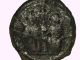 2rooks Authentic Byzantine Ancient Half Follis Coin Emeror Justin Ii Coins: Ancient photo 2