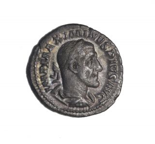 Maximinus I Thrax 235 - 238 Ad Ar Denarius Ric.  7a Ancient Roman Silver Coin photo