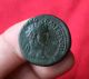 Nerva Ae As.  Clasped Hands. Coins: Ancient photo 2