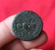 Nerva Ae As.  Clasped Hands. Coins: Ancient photo 3