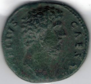 Tmm Roman Imperial Dupondius Aelius Caesar 136 - 38ad Vf 26mm Bronze/nice Detail photo