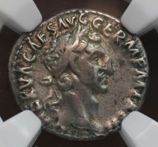 Rome Empire Ar Silver Denarius Nerva 96 - 98 Ad Ngc Vf The 13th Caesar 01171214d photo