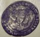 1351 - 1352 England Edward Iii Hammered Silver Half 1/2 Groat - Pre - Treaty Coins: Medieval photo 1