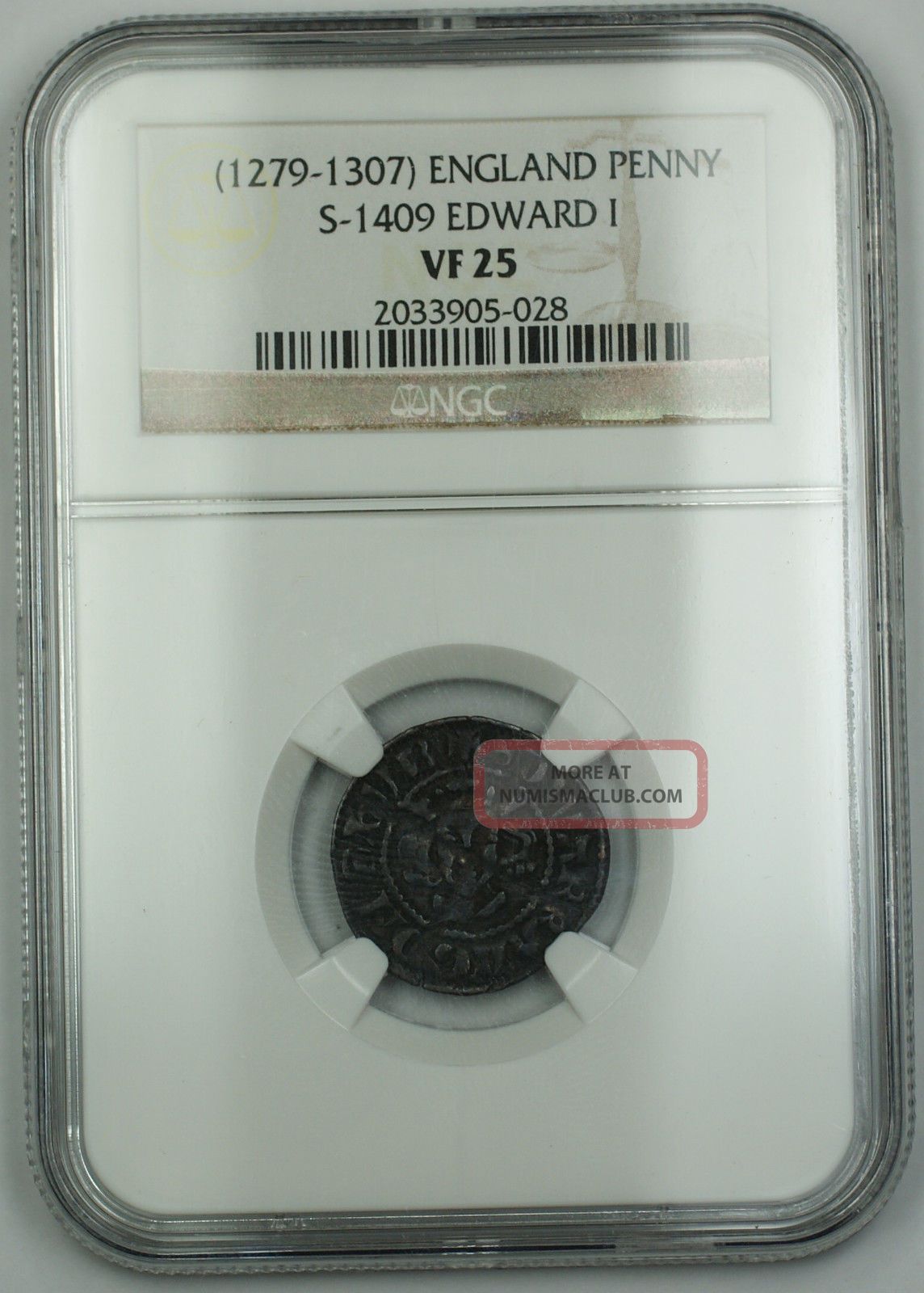 1279 - 1307 England Long Cross Penny Silver Coin S - 1409 Edward I Ngc Vf - 25 Akr Coins: Medieval photo