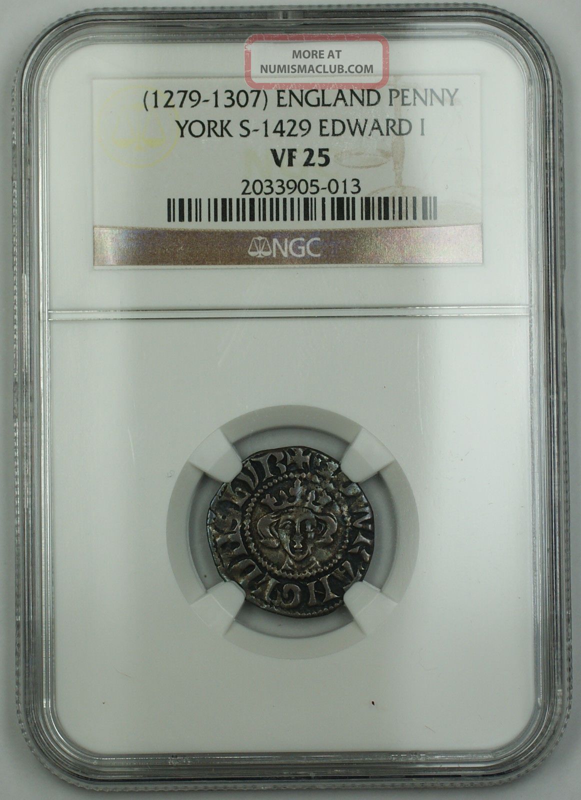 1279 - 1307 England Long Cross Penny Coin York S - 1429 Edward I Ngc Vf - 25 Akr Coins: Medieval photo