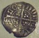 1344 - 1351 England Edward 3rd Hammered Silver Half Penny - Third/florin Coinage Coins: Medieval photo 3