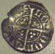 1344 - 1351 England Edward 3rd Hammered Silver Half Penny - Third/florin Coinage Coins: Medieval photo 4