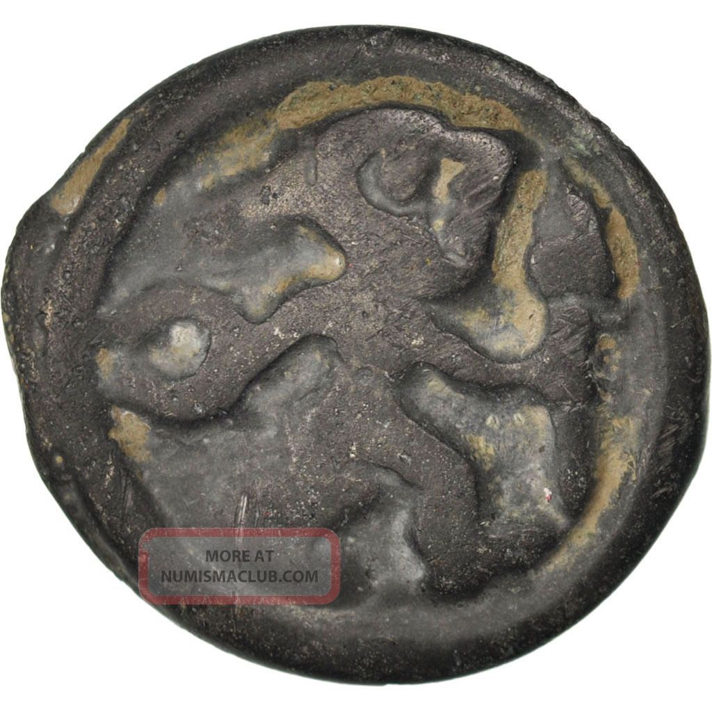 [ 65947] Rèmes (région De Reims),  Potin Au Guerrier Courant,  Delestrée. . . Coins: Medieval photo