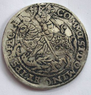 Germany Heinrich Ii Silver Thaler Mansfeld Himterortische 1595 Xf Rare photo