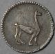 1855 Peru Silver 1/4 Real (bold Lima Engraving Error) Llama Coin South America photo 1