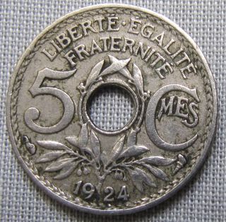 France 1924 - 5 Centimes photo