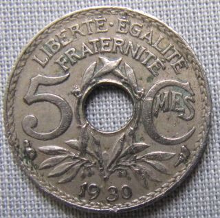 France 1930 - 5 Centimes photo