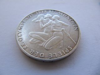 Germany 10 Marks Silver Coin 1972 Olympic Games In Munich photo