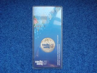 Russia / Russland,  25 Rubles,  2011,  Sochi 2014,  Olympic Games,  Colored, photo