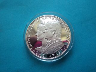 2001 Sweden 200 Crowns Silver Coin 