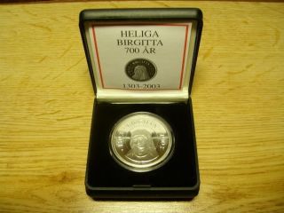 2003 Sweden 200 Crowns Silver Coin 