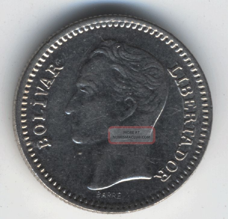coin depicting simon bolivar