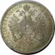 Elf Austria Empire 1 Florin 1860 A Silver Franz Joseph I Europe photo 1