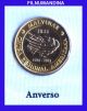 Argentina 2014 Malvinas Falkland War Bimetalic Coin 2 Ps Plain Edge Blister South America photo 2