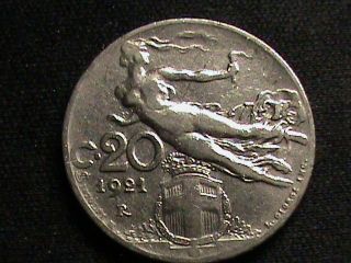 1921 Italia Coin photo