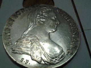 1780 - Sf Maria Theresa Thaler Silver Dollar Double Die Error 1oz+ Fine Silver photo