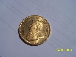 1982 Krugerrand South Africa Fyngoud 1 Oz Fine Gold Coin Uncertified And Unknown photo