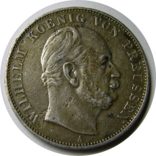Elf Germany Prussia 1 Thaler 1871 A Victory Over France Silver photo