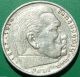 German Silver Coin 5 Rm 1935 E Big Eagle Nazi Coin Germany photo 1