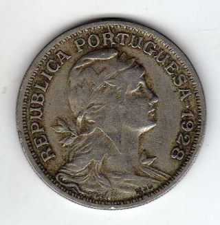 Portugal 50 Centavos 1928,  Copper Nickel photo