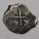 1749 1 Real Silver Cob Coin,  Lima,  South America Shipwreck Treasure South America photo 1