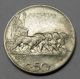 Italy 50 Centesimi Coin 1919 R Km 61.  2 Reeded Edge Lions R Italy, San Marino, Vatican photo 1