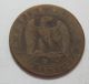 1857m France Bronze 5 Centimes Coin - Napoleon Iii - Europe photo 1