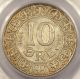 1912 - Vbp Denmark 10 Ore Pcgs Ms64 - Rare Bu Coin Europe photo 3