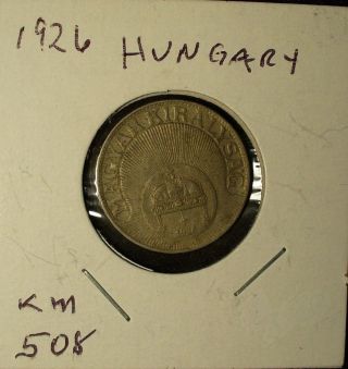 Hungary 20 Filler 1926 photo