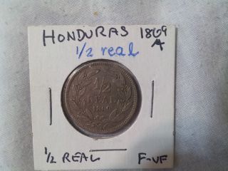Honduras 1/2 Real,  1869 photo