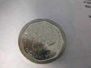 Jamaica 1996 - 5 Dollars Steel Coin - Norman Manley, ,  Au photo