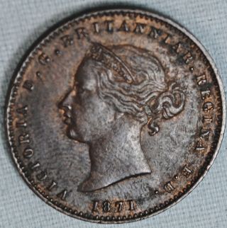 Jersey 1871 1/26 Shilling Coin Km 4 Twenty Sixth Gem,  Stunning Details photo