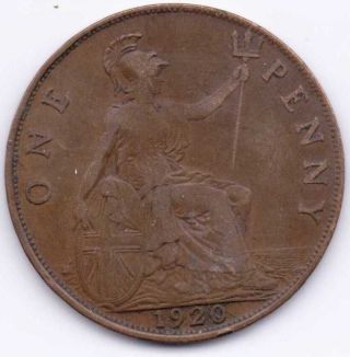 1920 Great Britain Penny photo